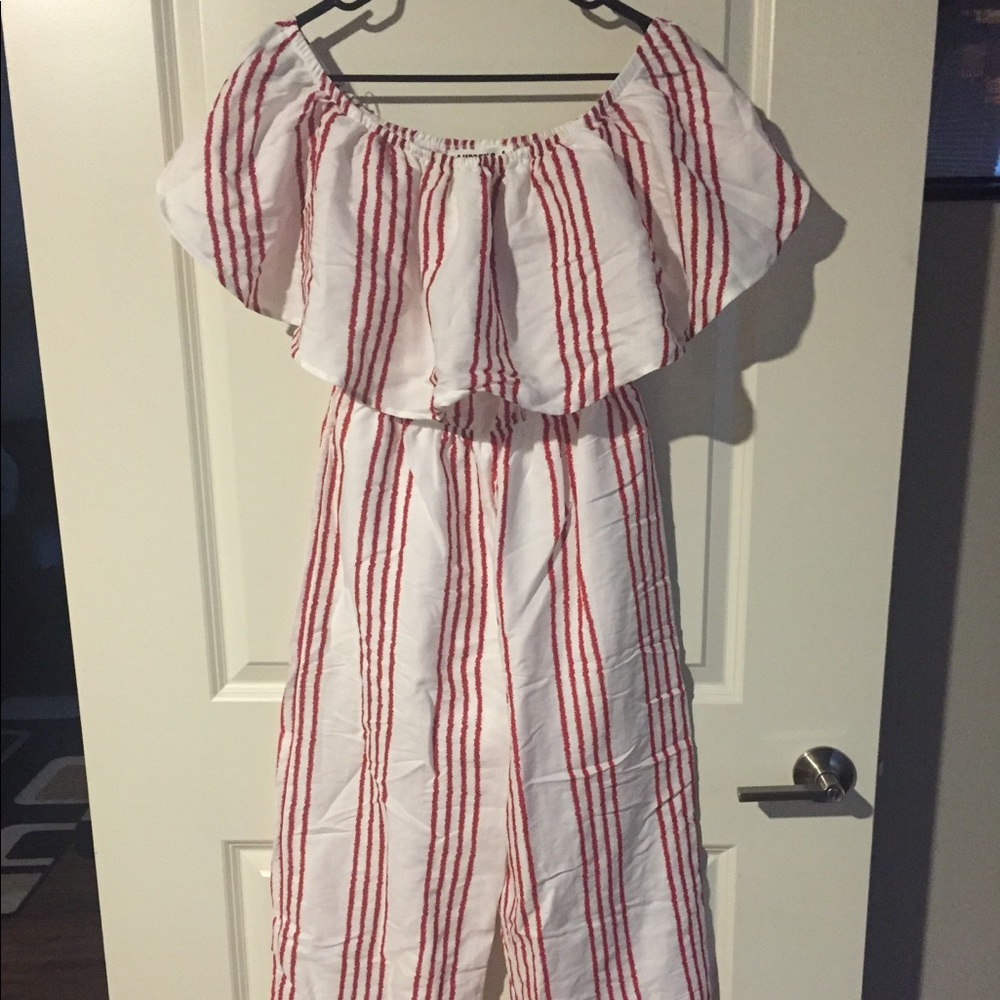 Off Shoulder Jumpsuit